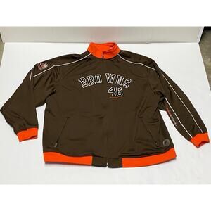 VTG Cleveland Browns ReebokMen’s Embroidered Jacket NFL Football Size XL